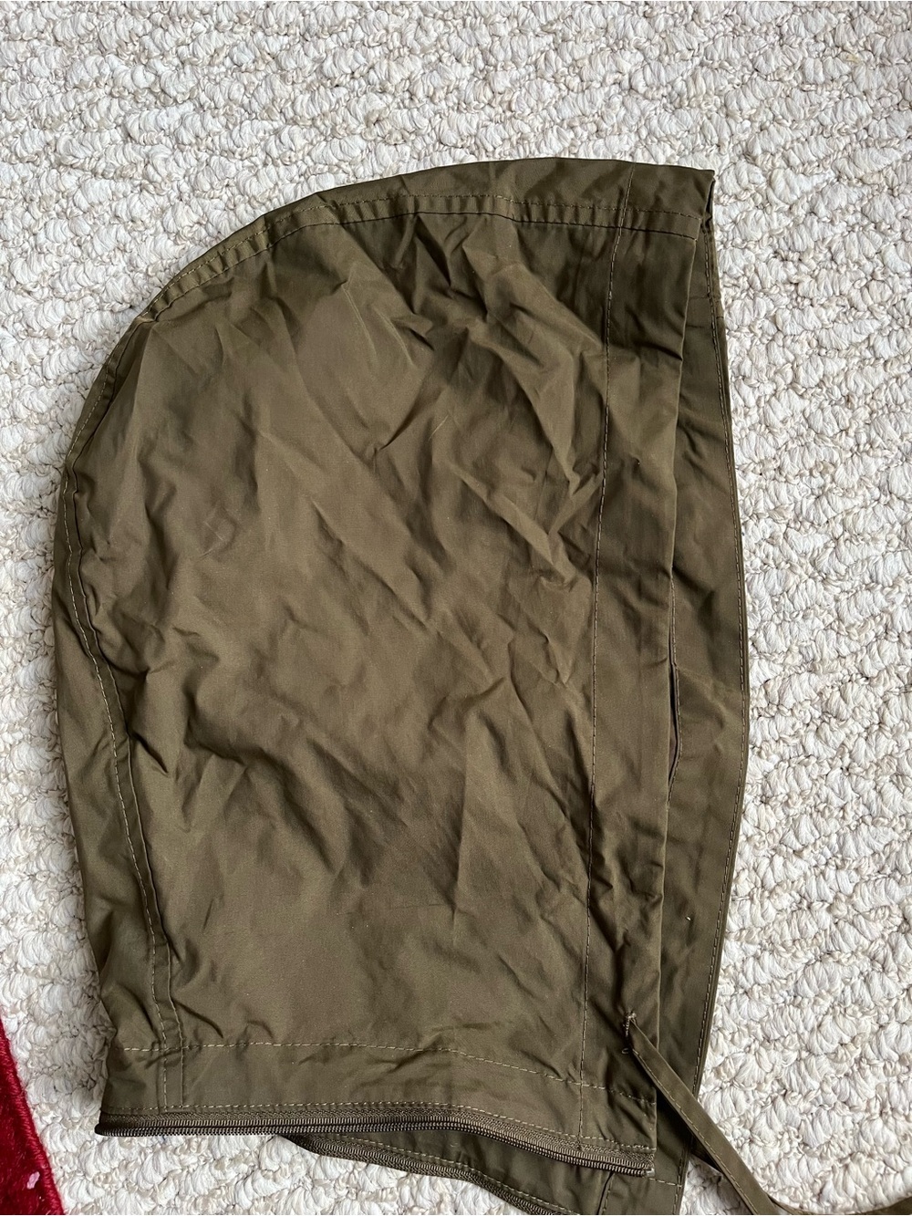 Cole Haan Women's Packable Olive Green Rain Jacket - Picture 8 of 10